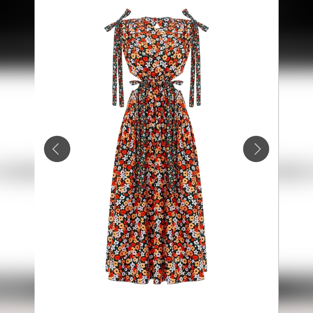 Agua by Agua Bendita Guaguanco La Fania Noche Midi Dress